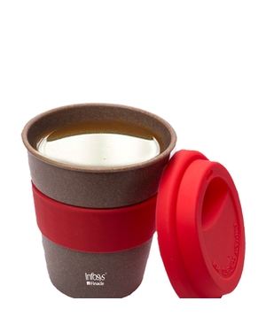 I Bamboo Mug - Red